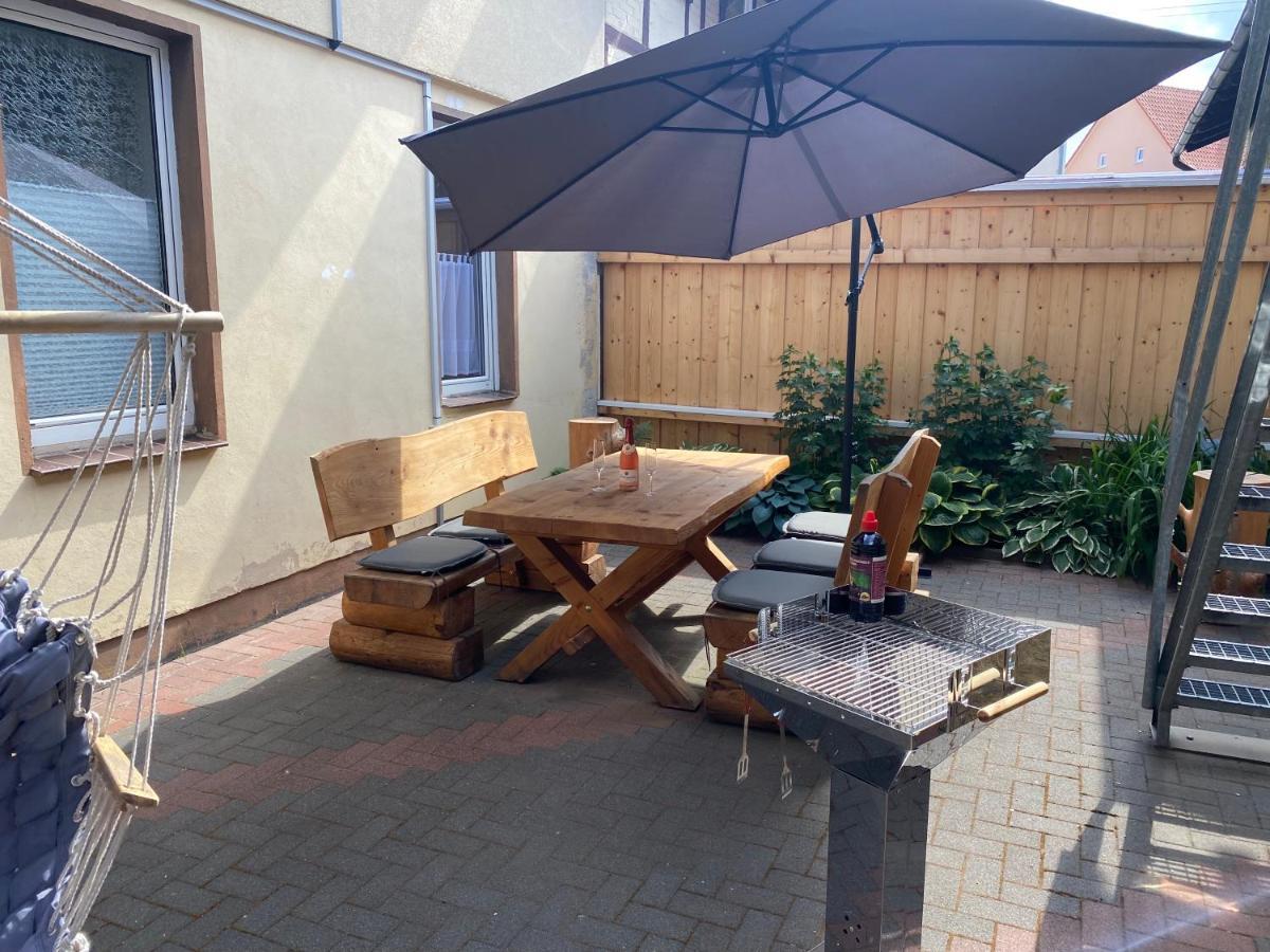Ferienwohnung Am Anger Wernigerode Exteriör bild